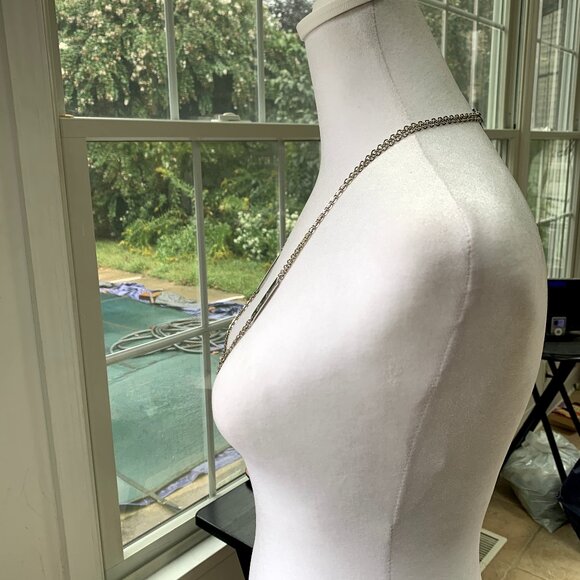 Vtg Elegant Anne Klein 2-3 Strand Long Necklace - Picture 7 of 10